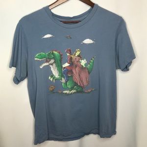 Threadless Super Mario/Princess Peach/Yoshi Tee